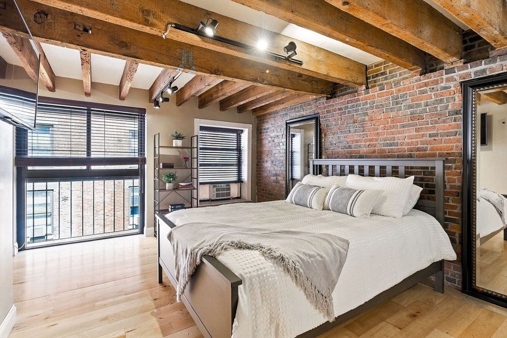 Bedroom, Interior, Stone Walls, Wooden Beams, Wooden Ceilings, Wood Texture Flooring