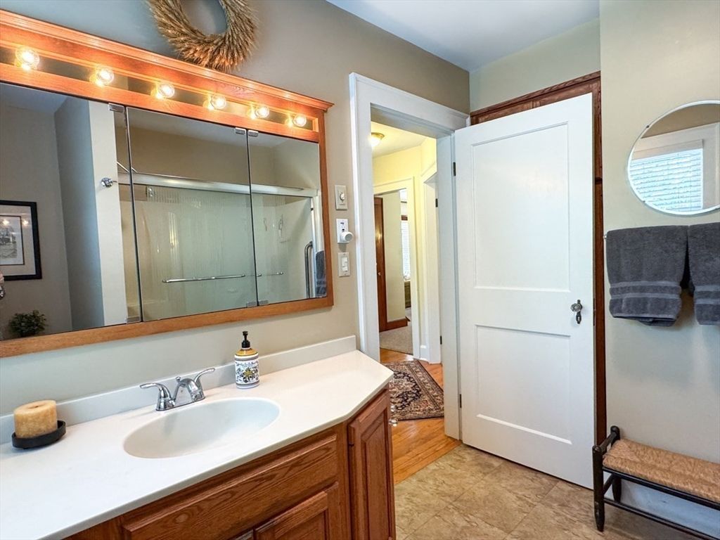 Bathroom, Interior, Wood Texture Flooring