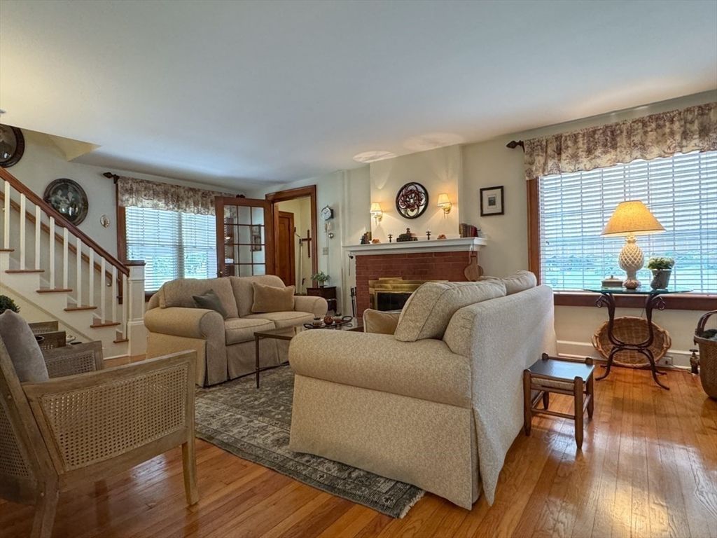 Fireplace, Interior, Living room, Wood Texture Flooring