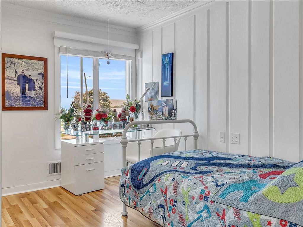 Bedroom, Interior, Wood Texture Flooring