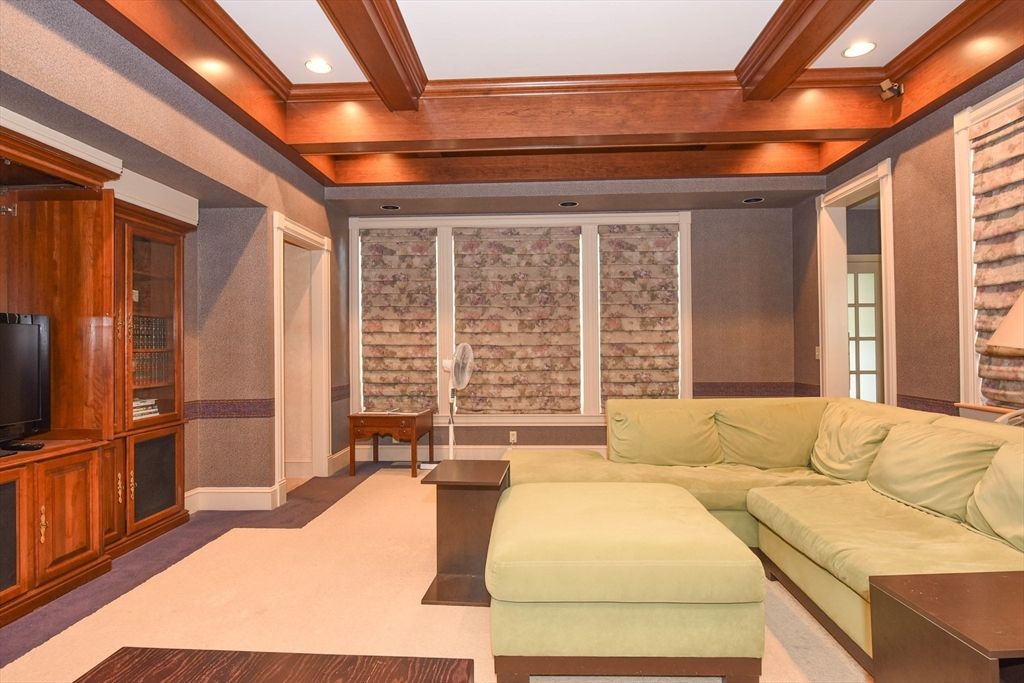 Interior, Living room, Recessed Lighting, Stone Walls