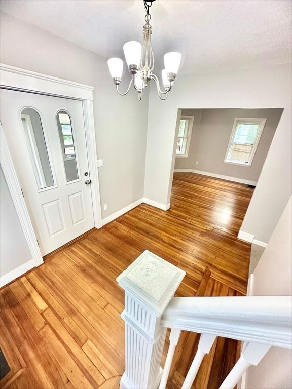 Chandelier, Interior, Wood Texture Flooring