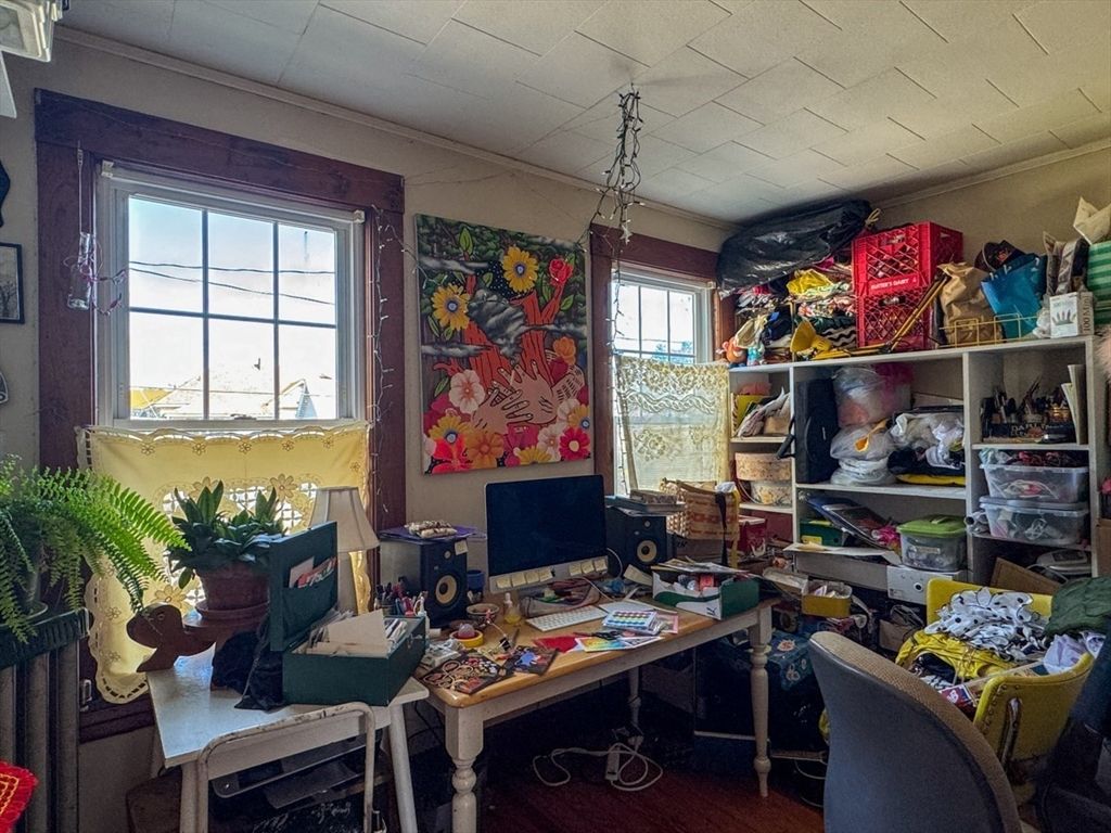 Home Office, Interior, Wood Texture Flooring
