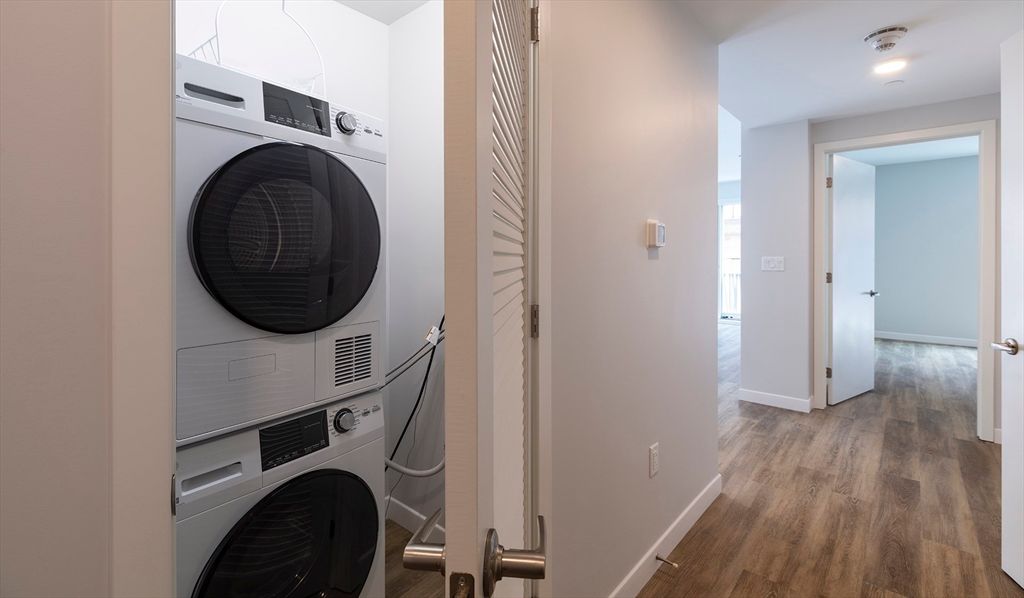 Interior, Utility Closets, Washer, Wood Texture Flooring