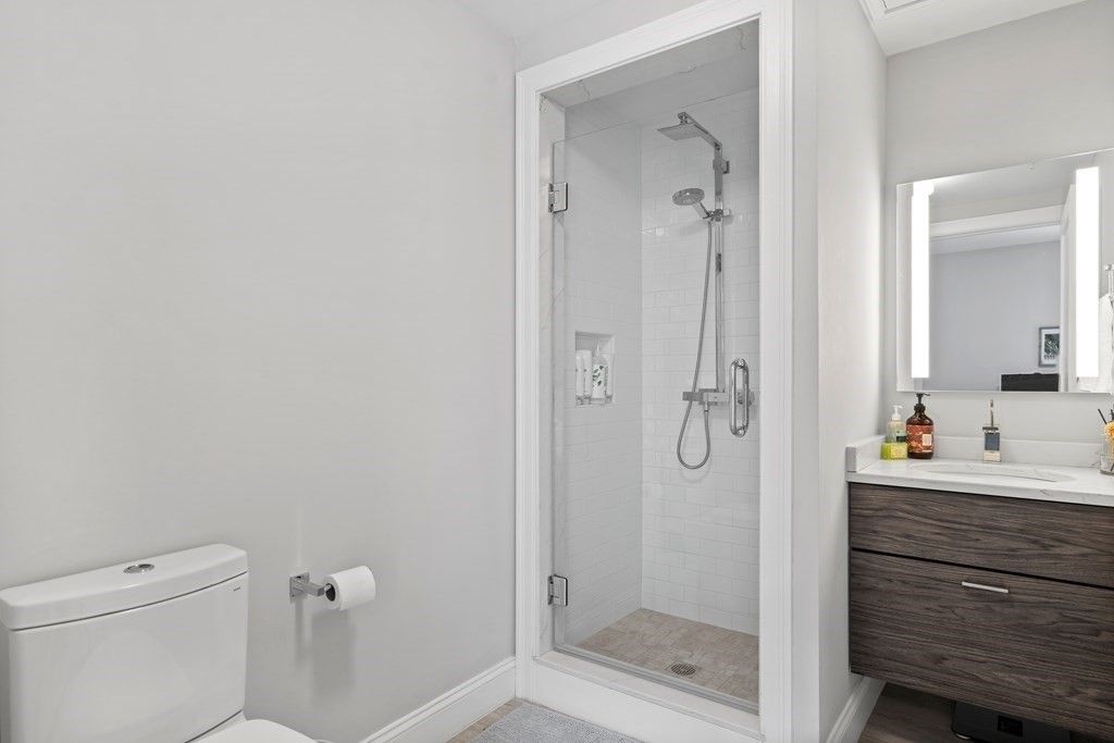 Bathroom, Glass Shower, Interior