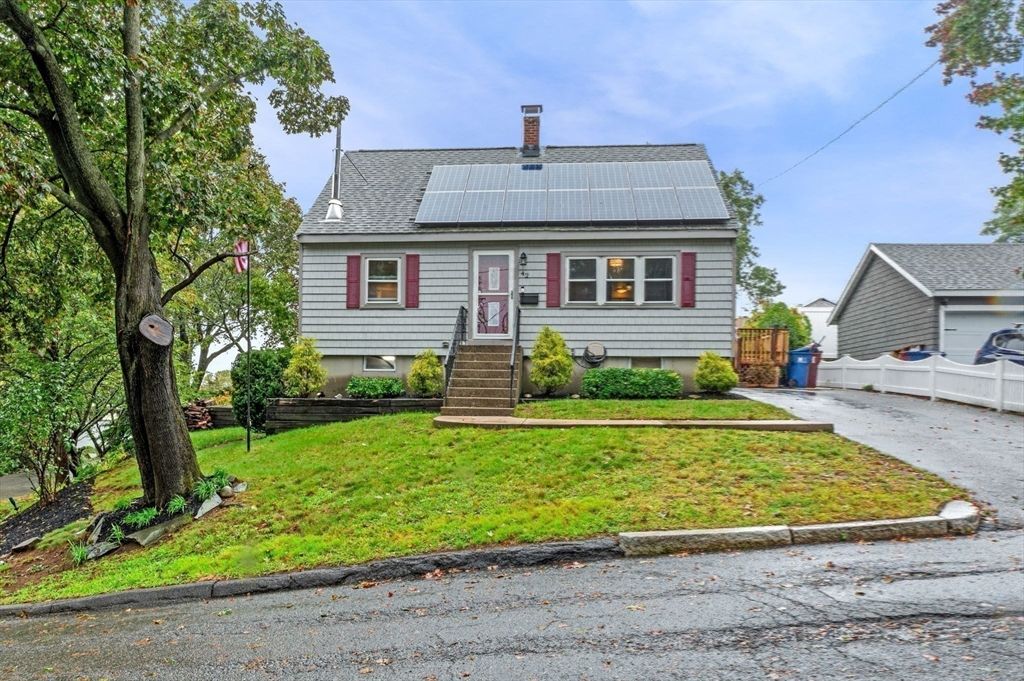 Backyard, Exterior, Facade, Solar Panels, Cape Cod