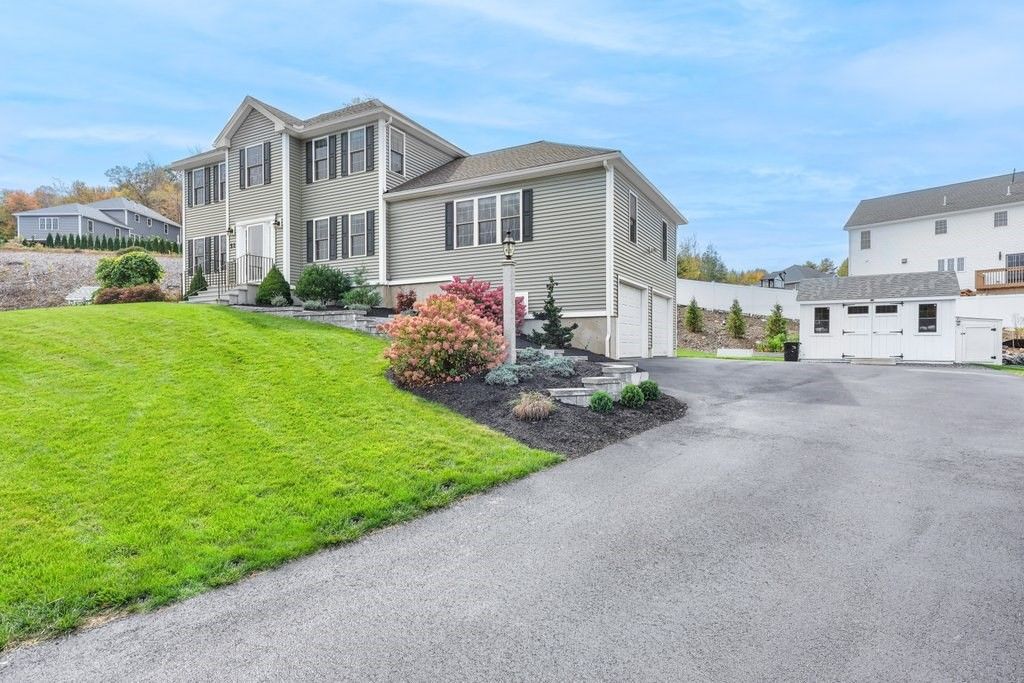 Attached, Backyard, Exterior, Facade, Farmhouse