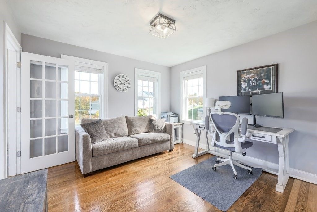 Home Office, Interior, Wood Texture Flooring