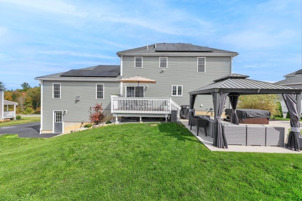 Backyard, Exterior, Hot Tub, Solar Panels