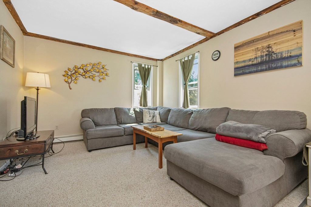 Interior, Living room, Wooden Beams
