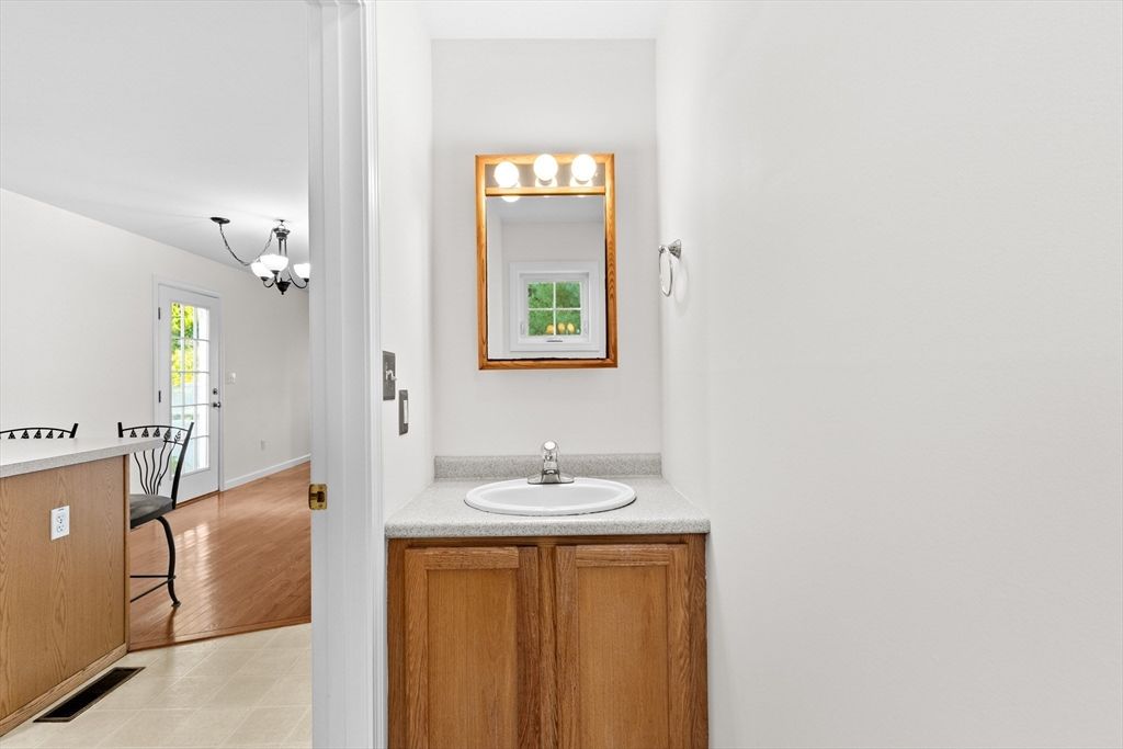 Bathroom, Chandelier, Interior, Wood Texture Flooring