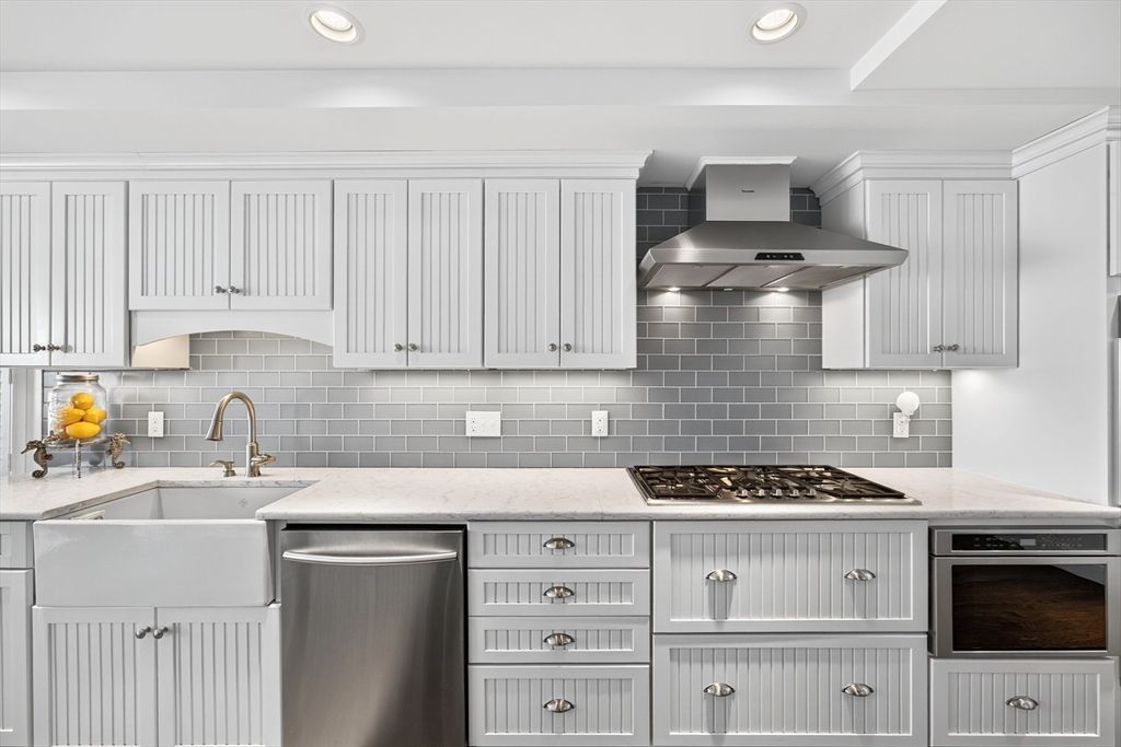 Interior, Kitchen, Recessed Lighting, Stainless Steel Appliances