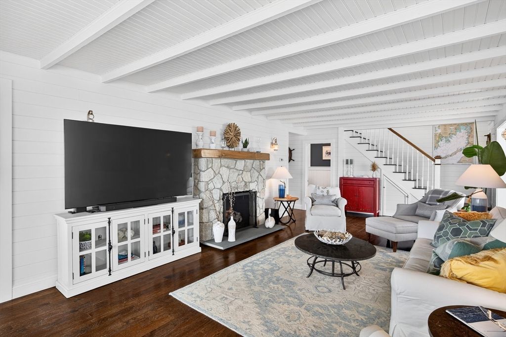 Fireplace, Interior, Living room, Wood Texture Flooring