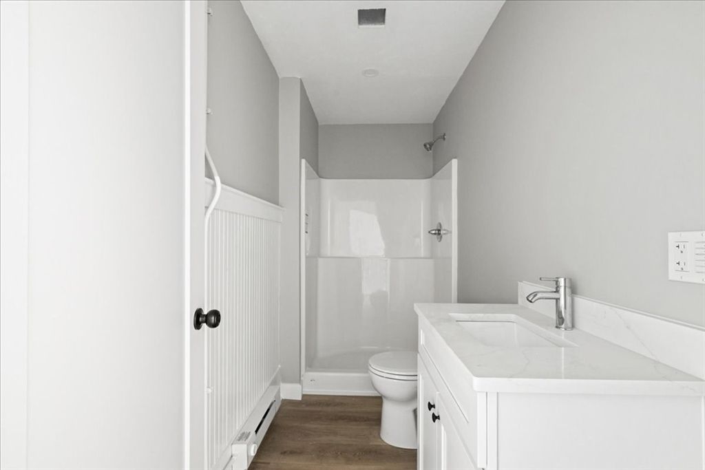 Bathroom, Interior, Wood Texture Flooring