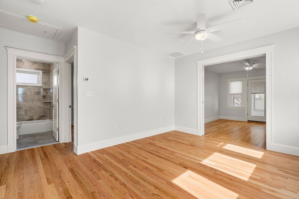 Bathroom, Empty room, Interior, Wood Texture Flooring