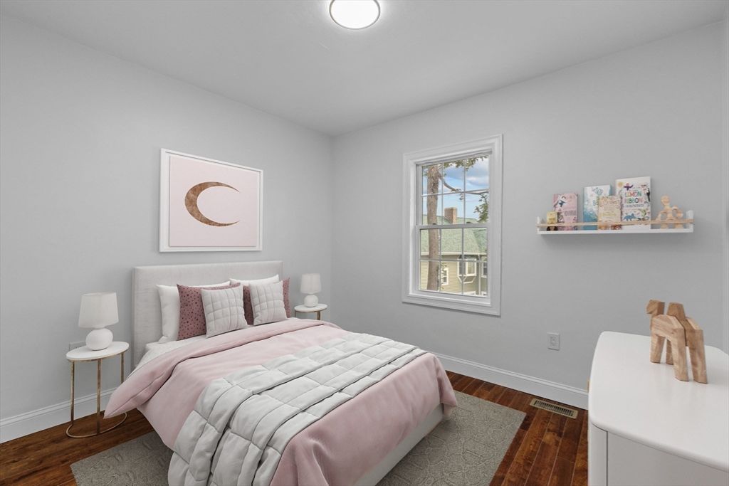 Bedroom, Interior, Wood Texture Flooring