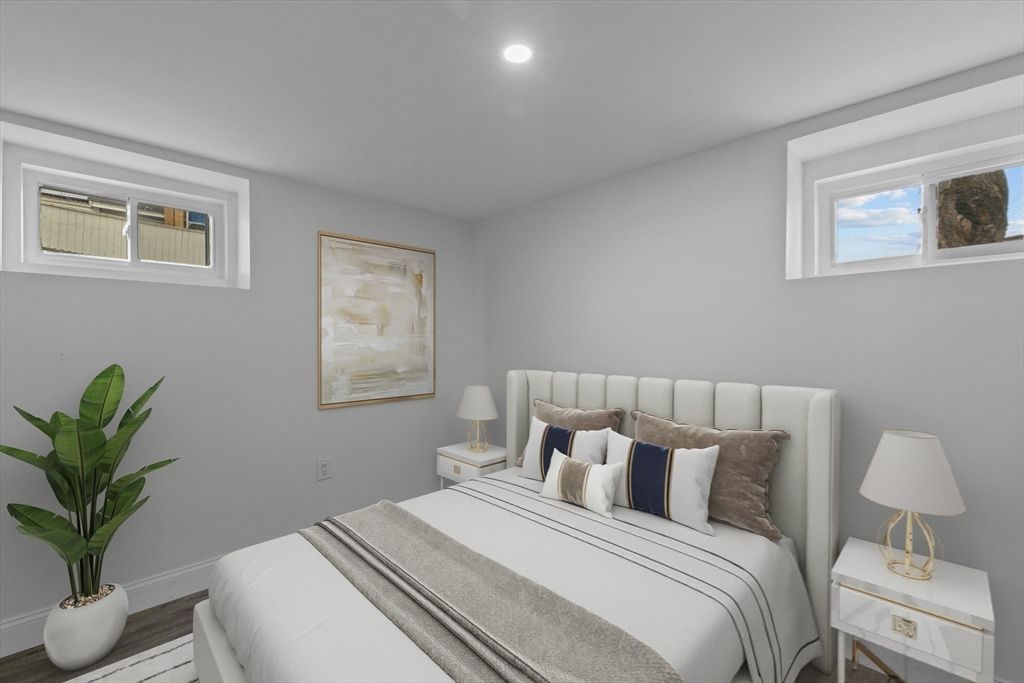 Bedroom, Interior, Recessed Lighting