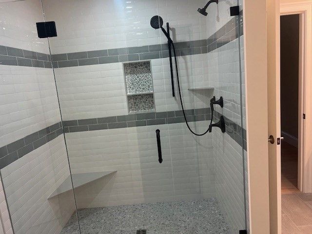 Bathroom, Glass Shower, Interior