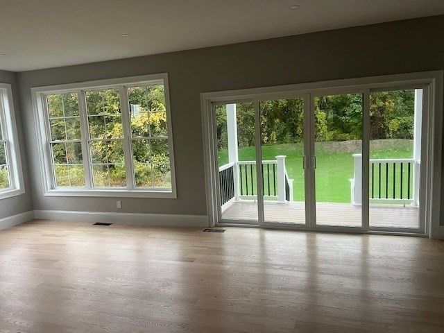 Empty room, Interior, Wood Texture Flooring