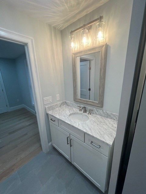 Bathroom, Interior, Wood Texture Flooring