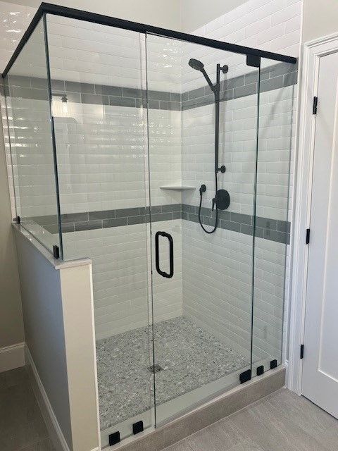Bathroom, Glass Shower, Interior