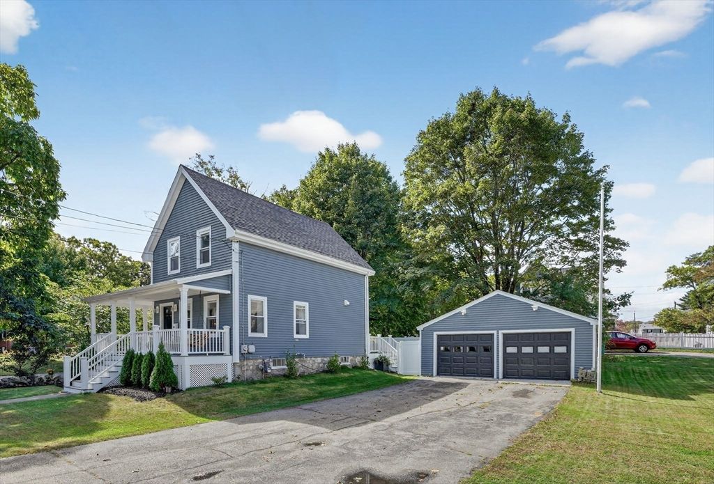 Backyard, Detached Garage, Exterior, Facade, Farmhouse