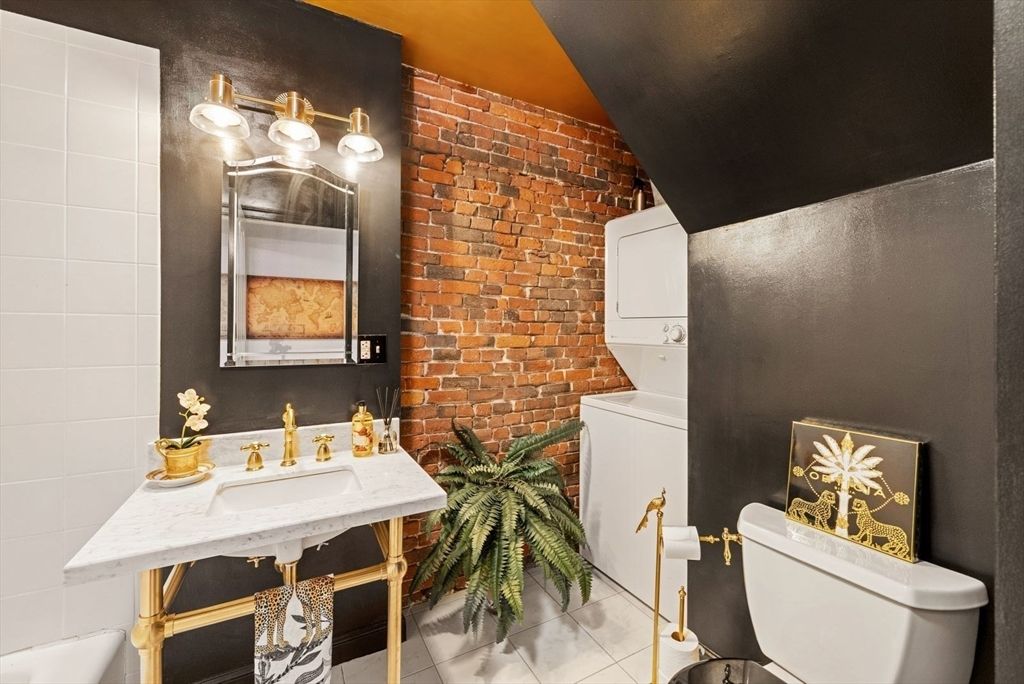 Bathroom, Interior, Stone Walls