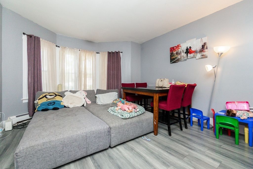 Dining room, Interior, Wood Texture Flooring