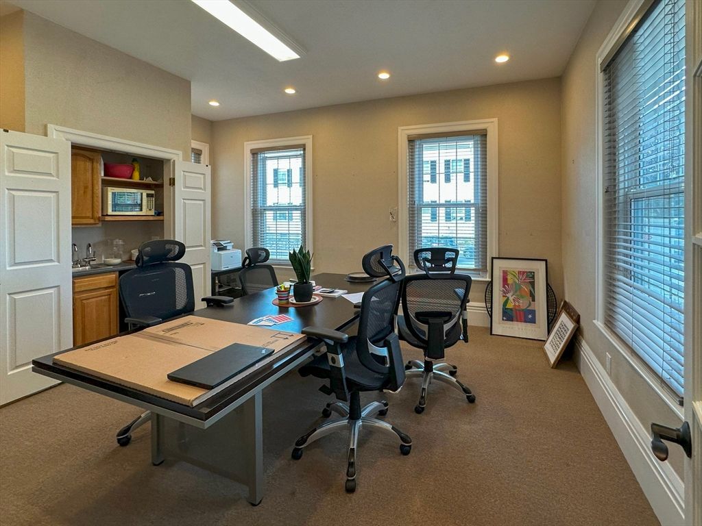 Home Office, Interior, Recessed Lighting