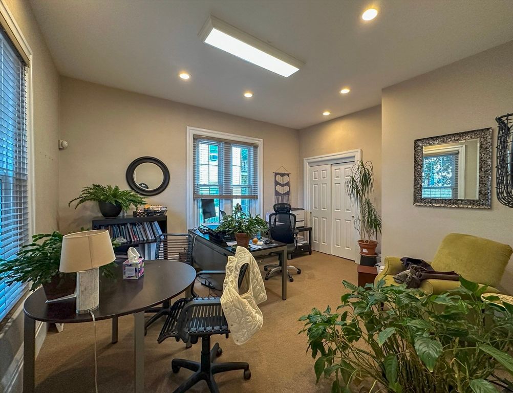 Home Office, Interior, Recessed Lighting