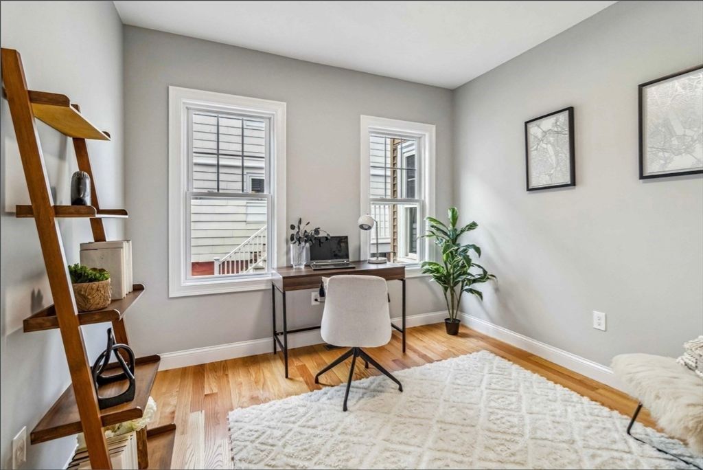 Home Office, Interior, Wood Texture Flooring