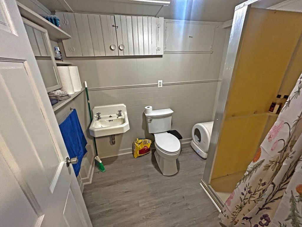Bathroom, Interior, Wood Texture Flooring