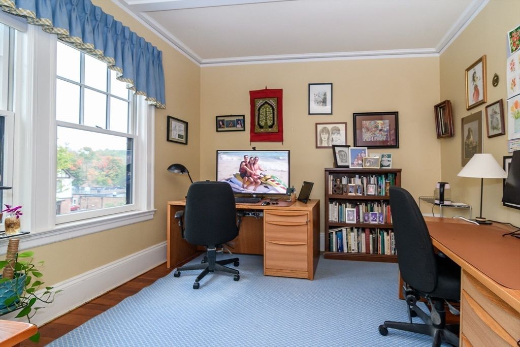 Home Office, Interior, Wood Texture Flooring