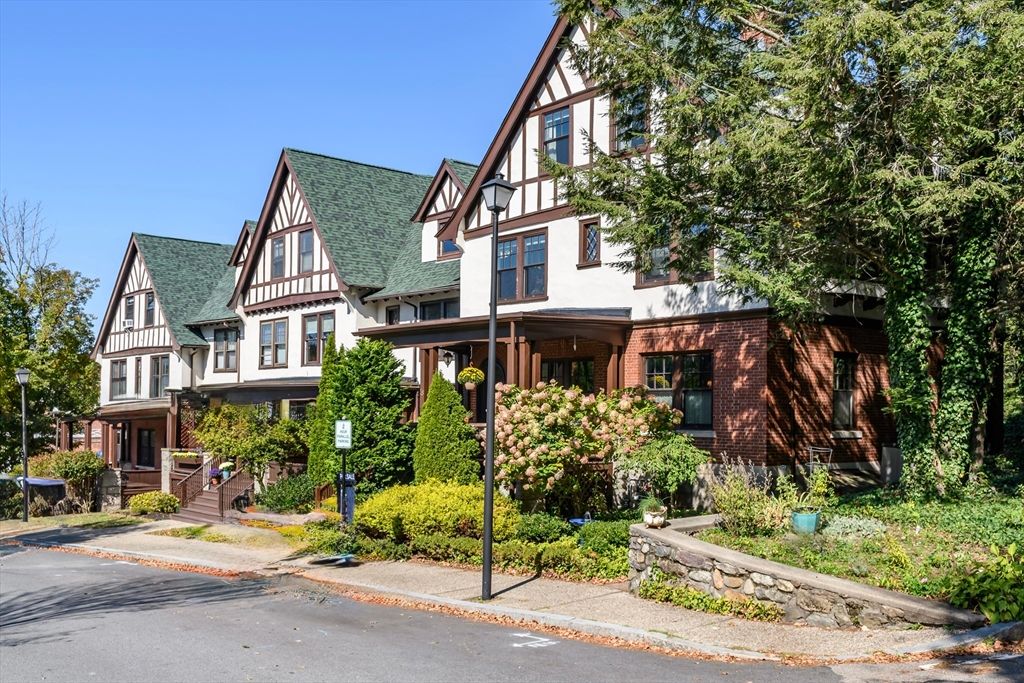 Exterior, Facade, Brick Facade, Tudor Revival