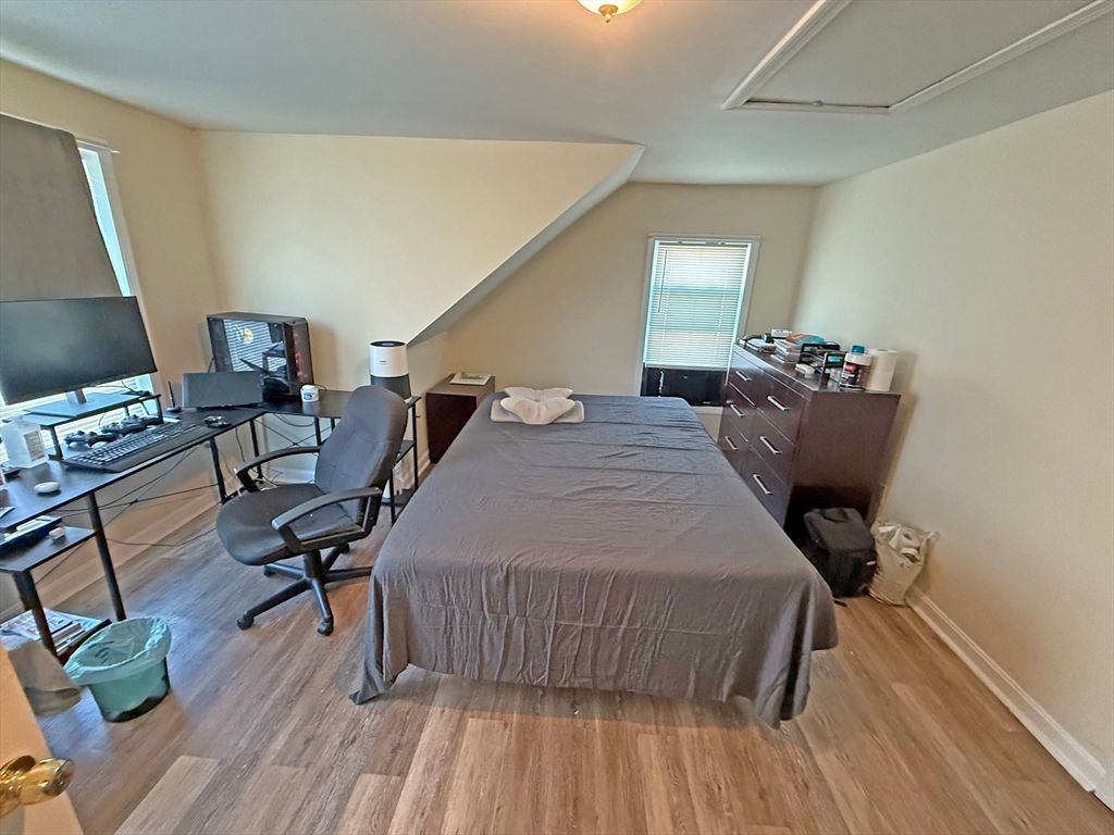 Bedroom, Home Office, Interior, Wood Texture Flooring