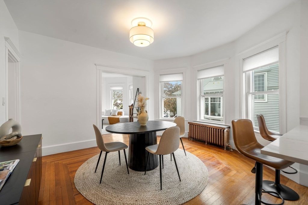 Dining room, Interior, Wood Texture Flooring