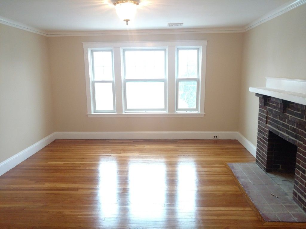 Empty room, Fireplace, Interior, Wood Texture Flooring