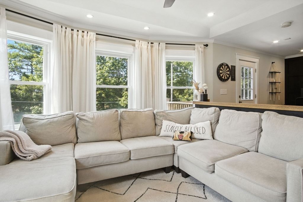 Interior, Living room, Recessed Lighting