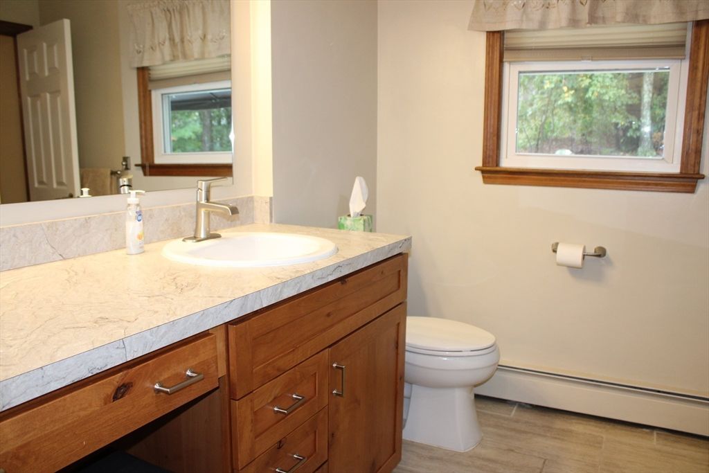 Bathroom, Interior, Wood Texture Flooring