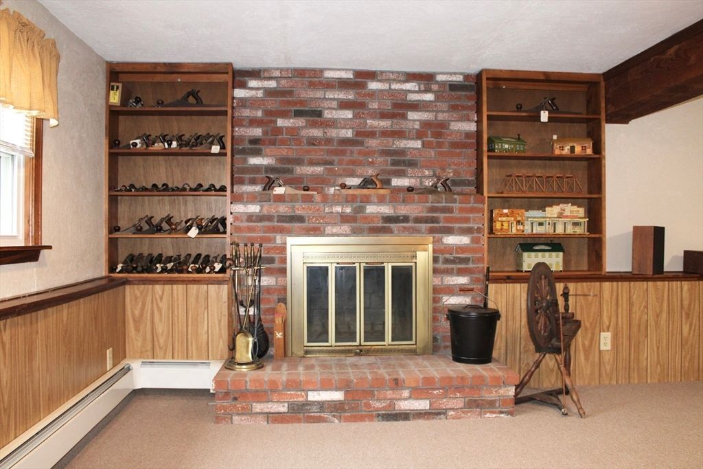 Fireplace, Interior, Stone Walls