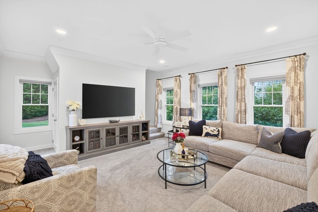 Interior, Living room, Recessed Lighting