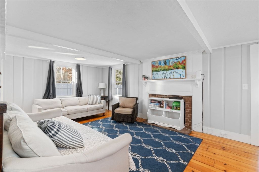 Fireplace, Interior, Living room, Wood Texture Flooring