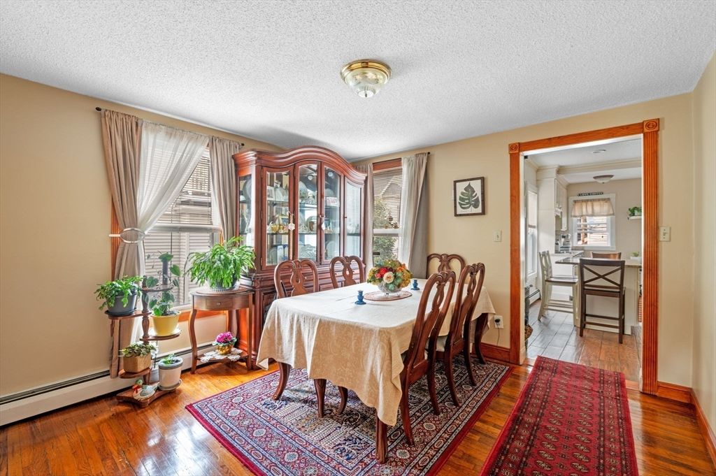 Dining room, Interior, Wood Texture Flooring