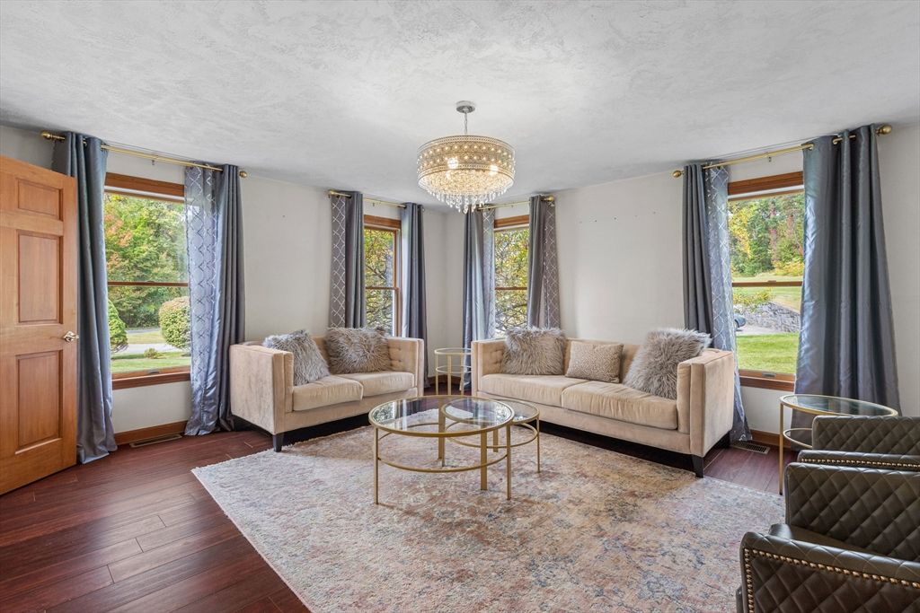 Chandelier, Interior, Living room, Wood Texture Flooring