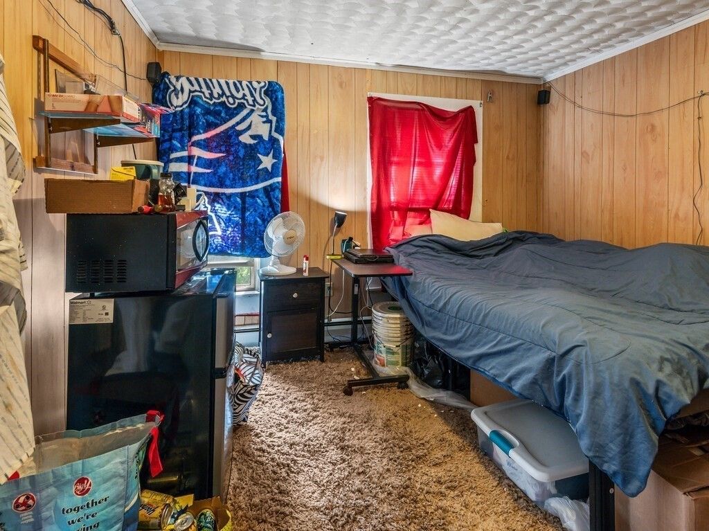 Bedroom, Interior, Wooden Walls