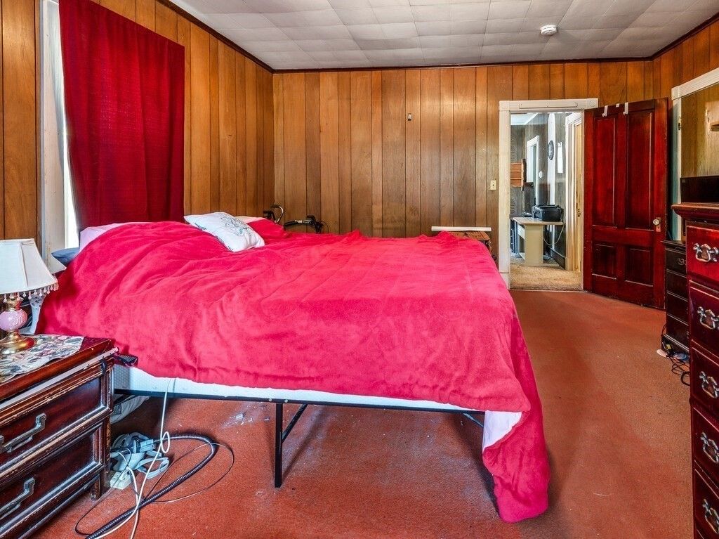 Bedroom, Interior, Wooden Walls