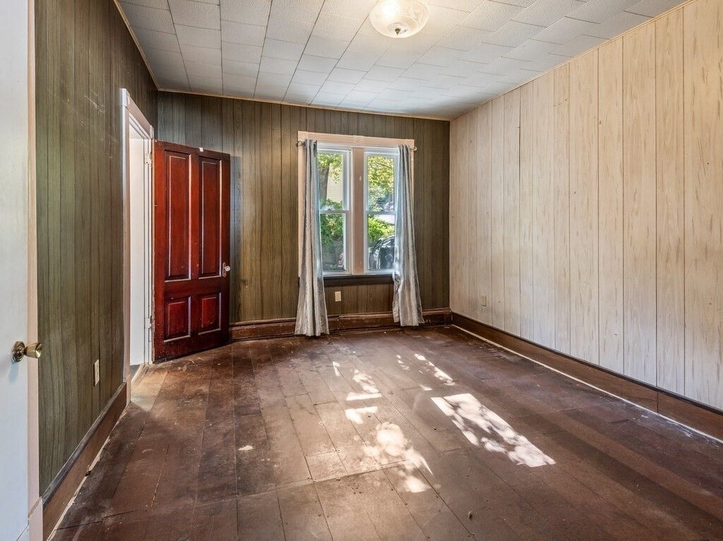 Empty room, Interior, Wooden Walls