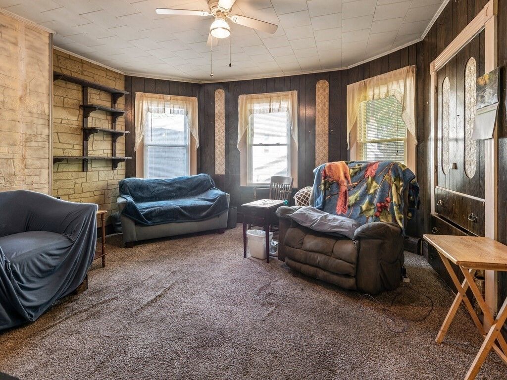 Interior, Stone Walls, Wooden Walls