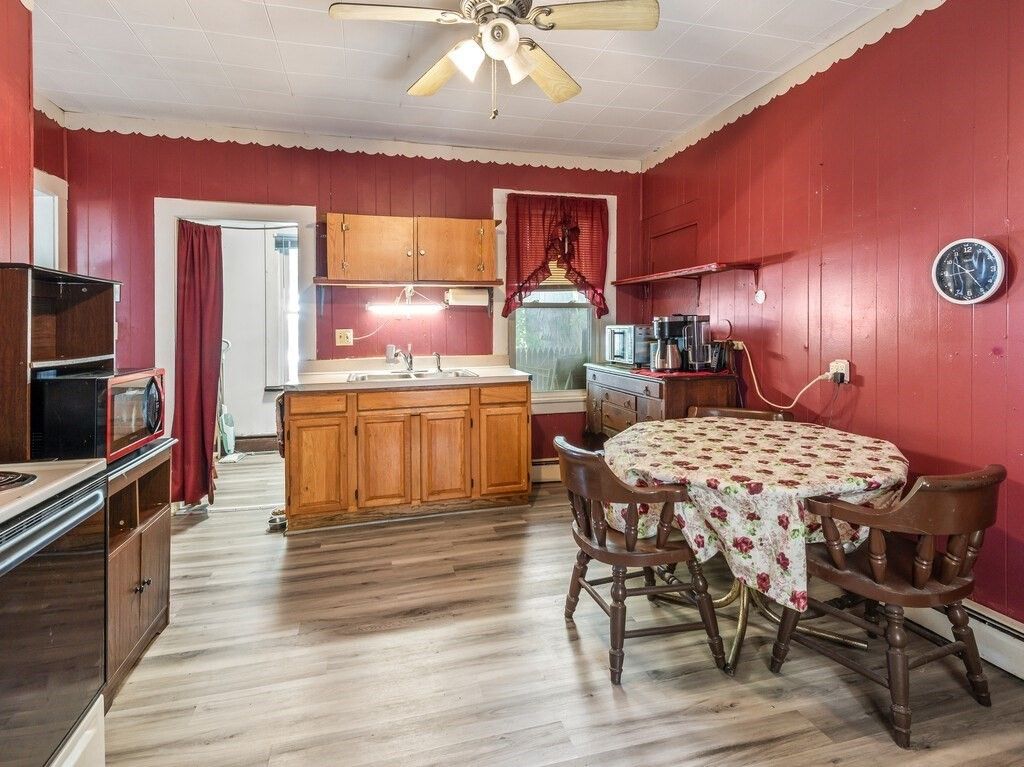 Dining room, Interior, Kitchen, Wood Texture Flooring