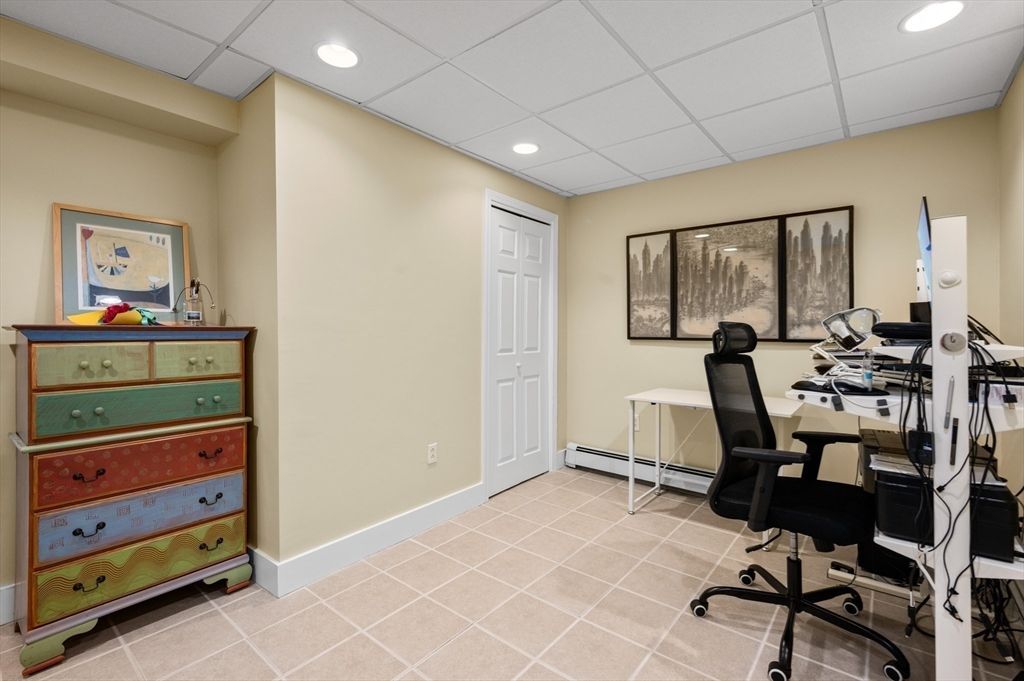 Home Office, Interior, Recessed Lighting